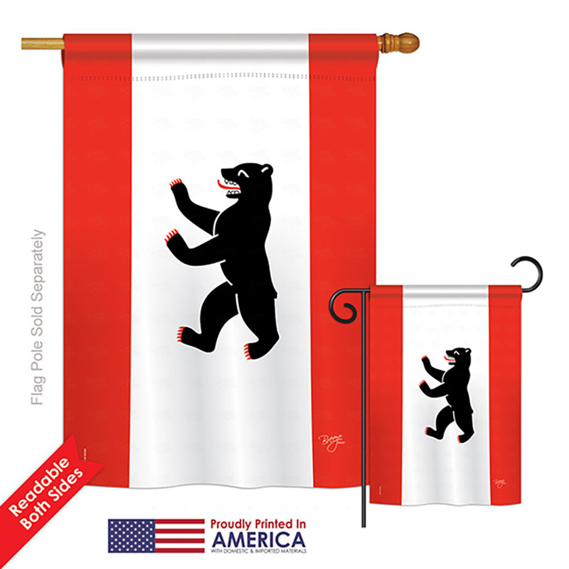 Double Sided Polyester Animal Flag Set
