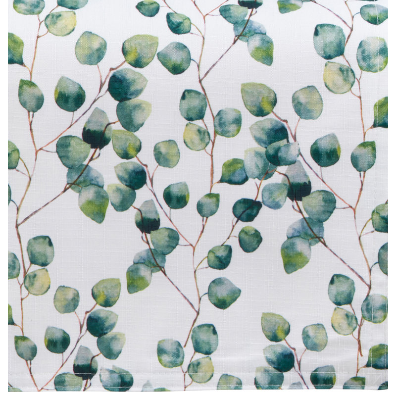 Chemin de table eucalyptus leaf Schlemmer, 16 po x 72 po