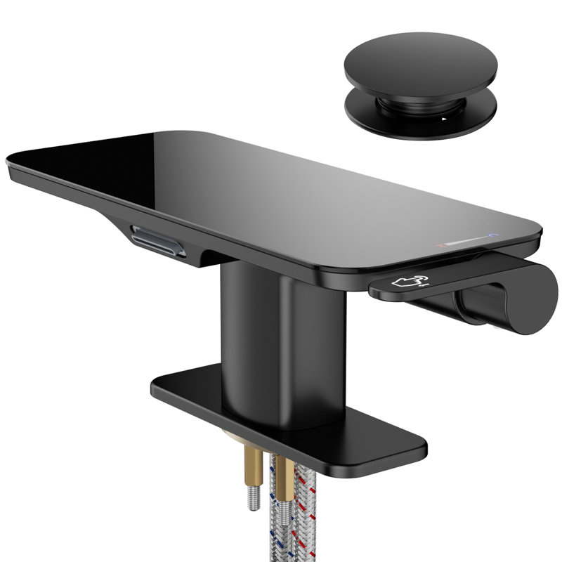 Single Handle Bathroom Faucet, Matte Black