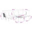  Garden Lounge Set Solid Acacia Wood & Rope Sofa Outdoor Furniture Patio-727249746