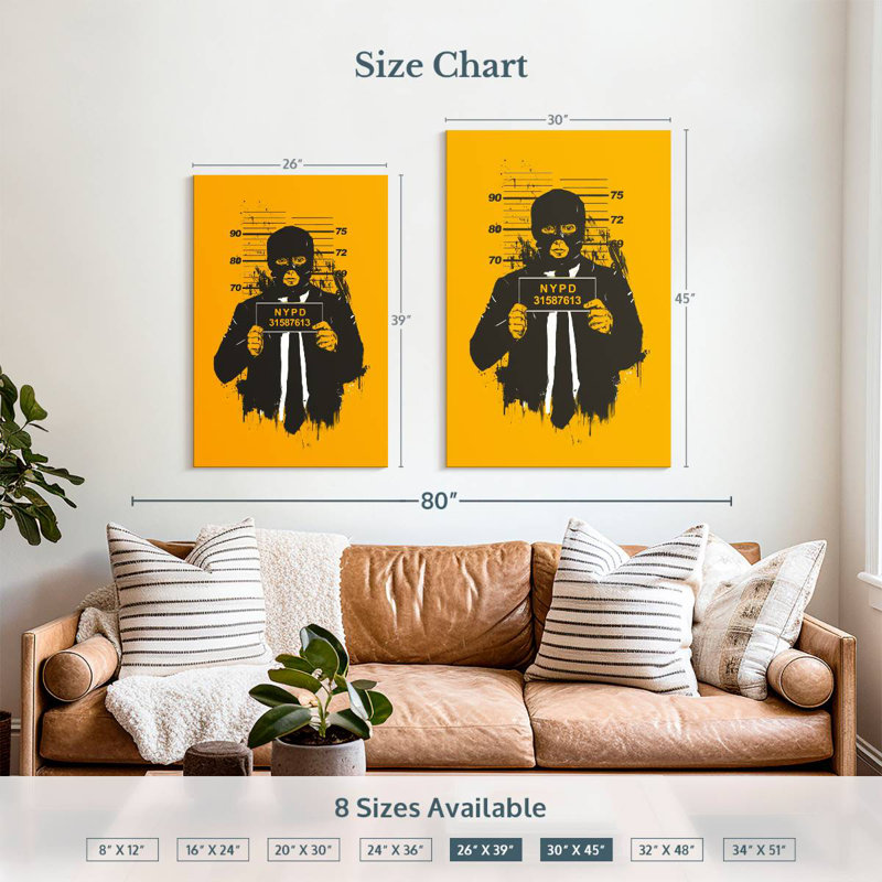 Leisha NYPD Print, 39" H x 26" W