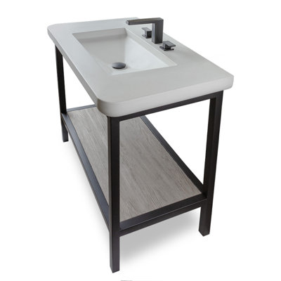 Newterra 37'' L Bathroom Sink