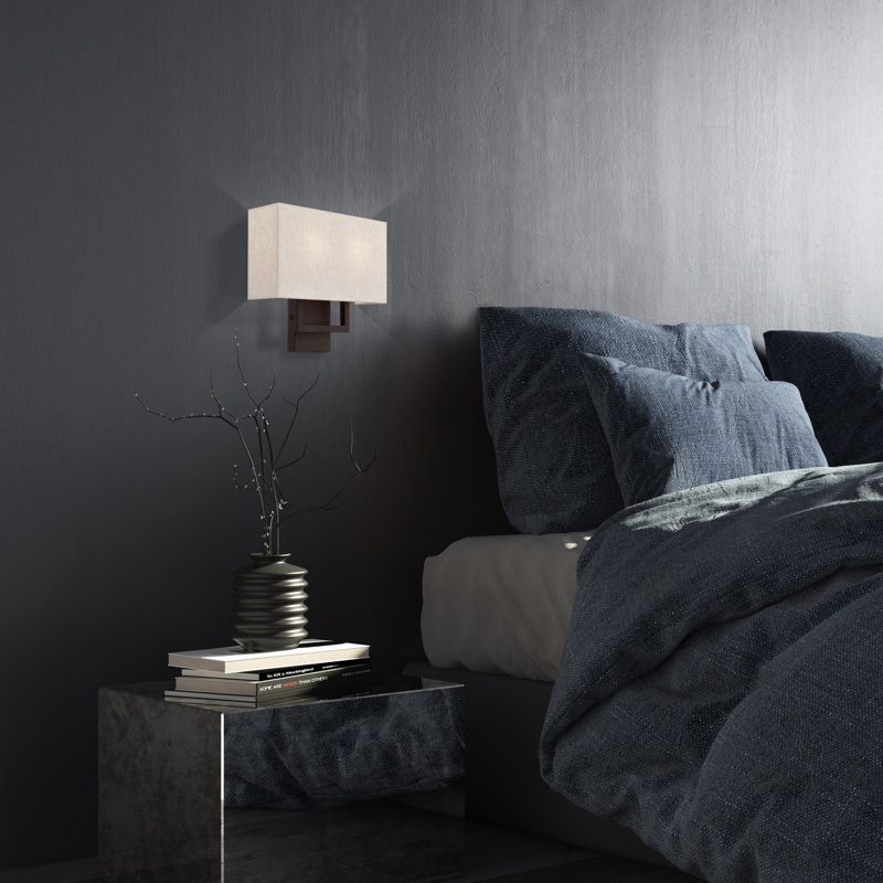 Willow Corner Wall Light, 11.75" H x 13" W x 3.88" D, Bronze