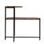 Table basse moderne avec finition brun noyer et rangement spacieux-1226048691