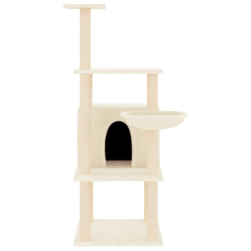 132cm H, Cream