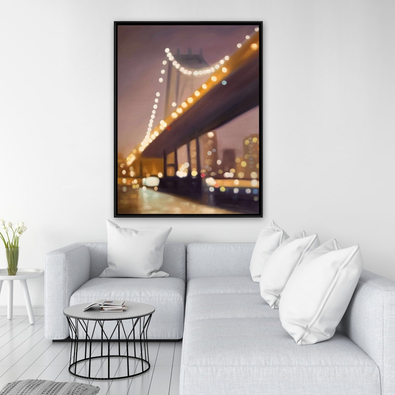 «New-york at Night», reproduction sur toile