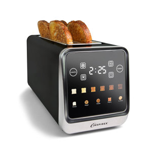 Inspirex 4-slice Touchscreen Toaster, Stainless Steel