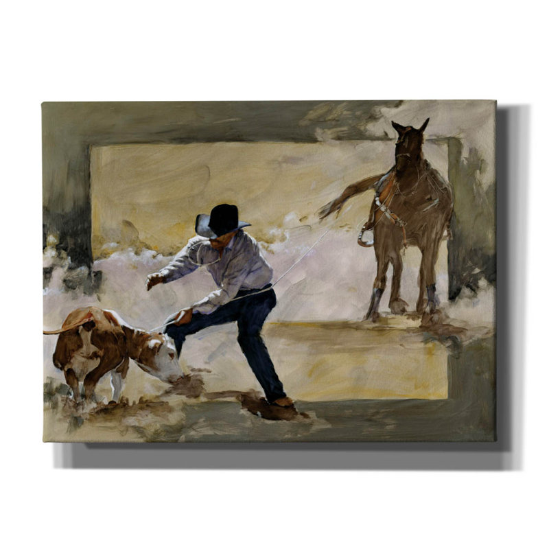 " Gotcha " by J. E. Knauf, 12" H x 16" W x 0.75" D