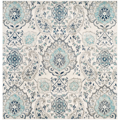 Christa Damask Cream/Light Gray Rug