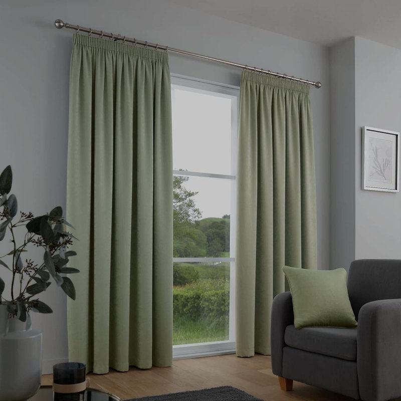 Room Darkening Curtain Panel Pair