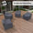 Marindo Swivel Patio Aluminum Chair Covers