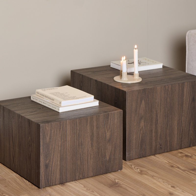 Babajko Coffee Table, Dark Brown Wood