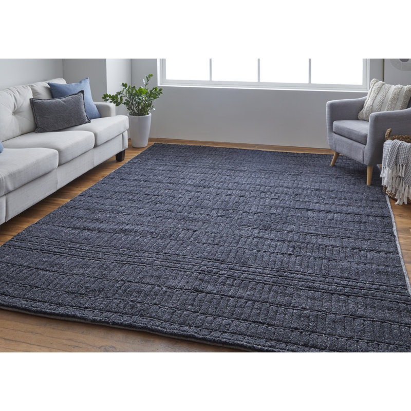 Thom Filicia Hand Knotted Wool Area Rug, Rectangle 9'6" x 13'6"