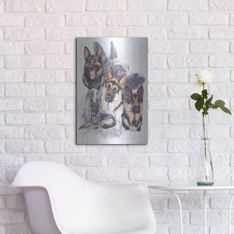 " German Shepard " by Barbara Keith, 24" H x 16" W
