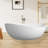 63'' x 37.5'' Soaking Solid Surface Bathtub