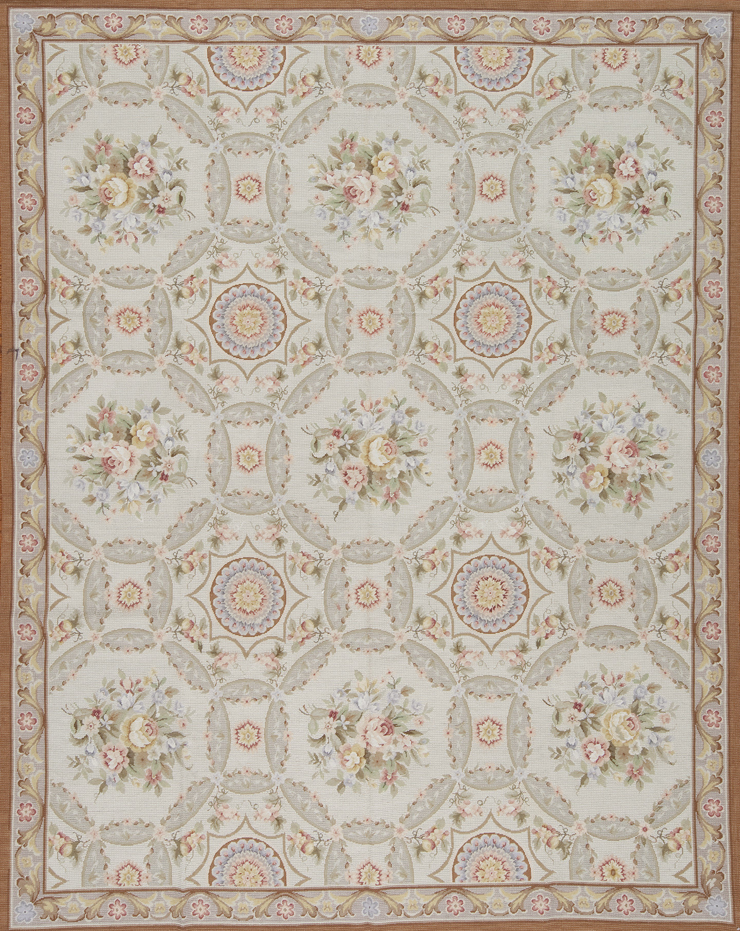 Samad Rugs Gros Point Needlepoint One-of-a-Kind 8.0 X 10.0 Area Rug ...