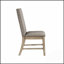 Ensemble de salle à manger 7 pièces de style traditionnel avec rallonge et 6 chaises d'appoint, finition gris brunâtre, meubles de cuisine en bois-1874380678
