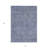 3' X 5' Denim Blue Geometric Washable Indoor Outdoor Area Rug