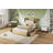 Billericay 47.2" King Size Bookcase Upholstered Bed Frame With 4 Storage Drawers,Maple-102834367