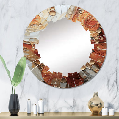 Strathmist - Miroir mural moderne rond