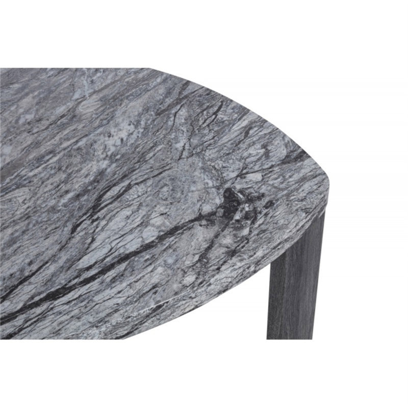 Ensemble de 2 tables basses gigognes Granite Grey
