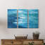 Crashing Waves I - peinture sur toile tendue 3 pièces-1438451385