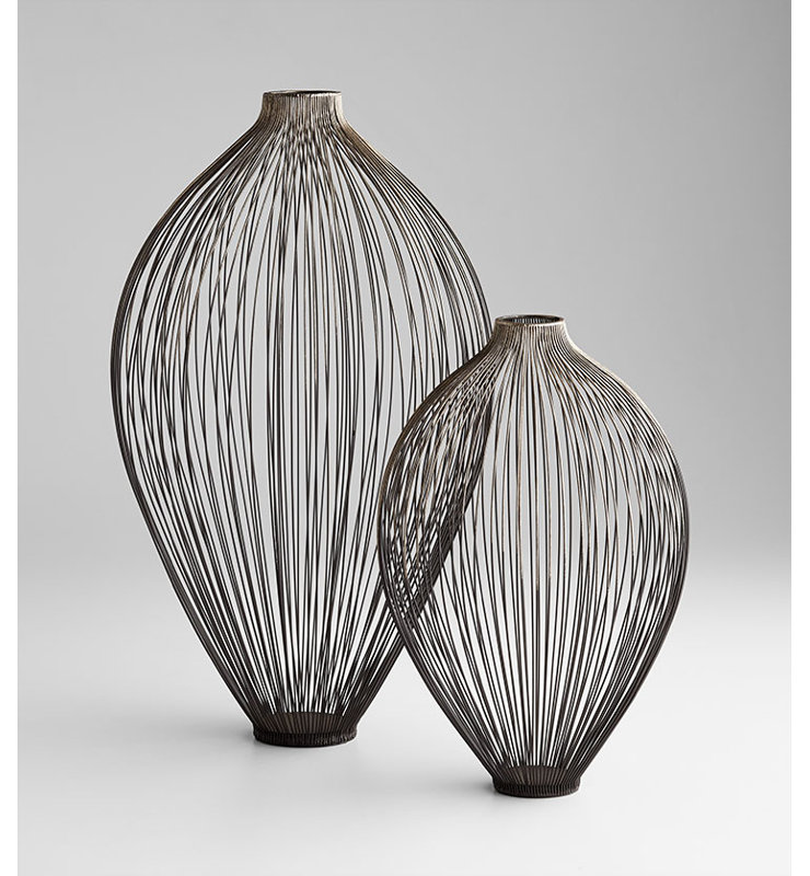 Vidalia Metal Table Vase, 23" H x 13.25" W x 13.25" D