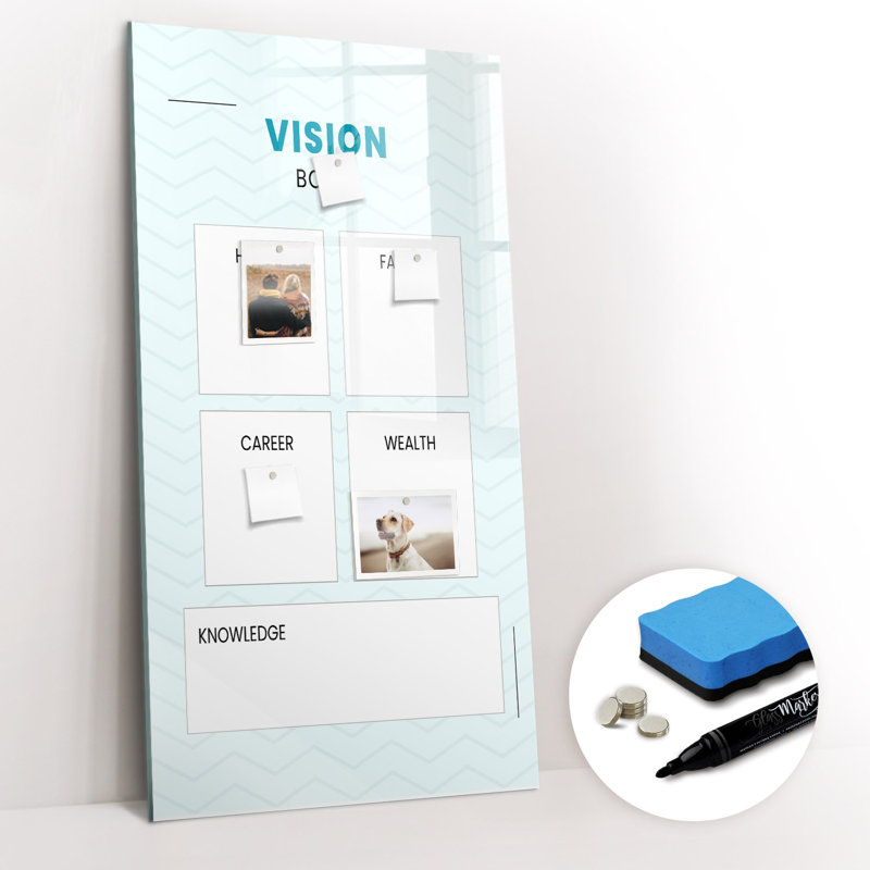 Magnetic Glass Dry Erase Board