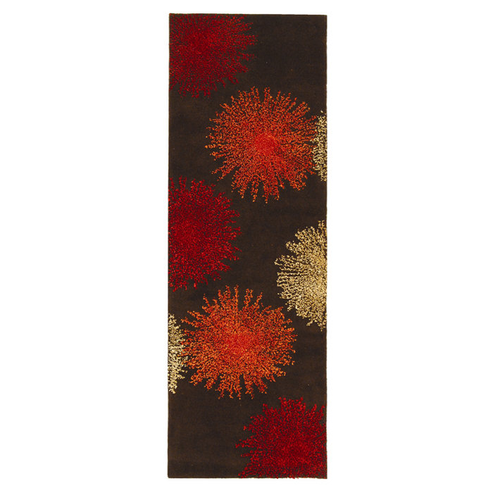 Amier Soho Hand Tufted Wool And Viscose Rug, Runner 2'6" x 14'