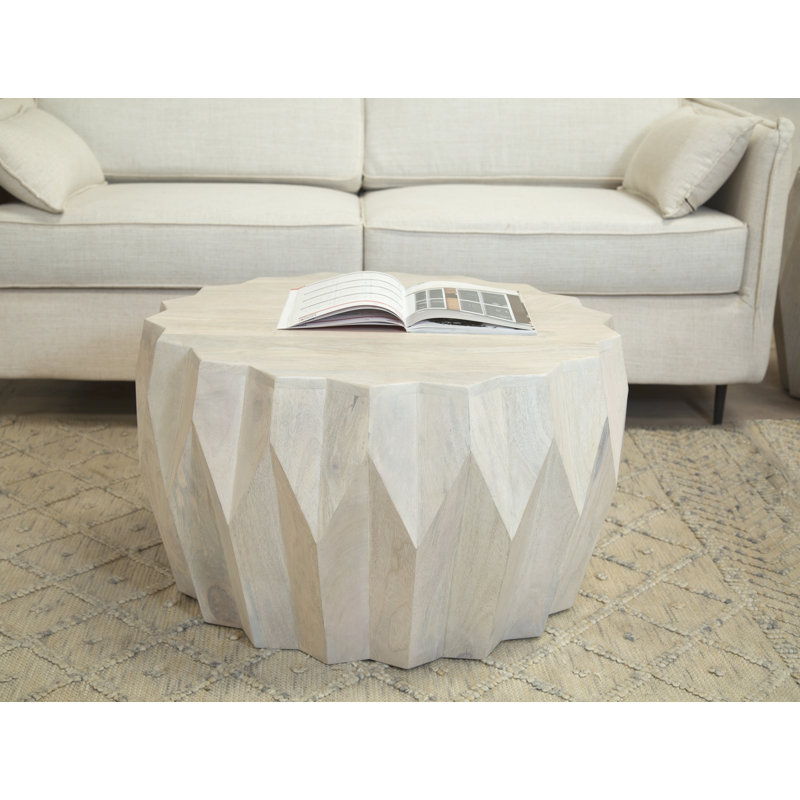 Chantel Coffee Table-Whitewash