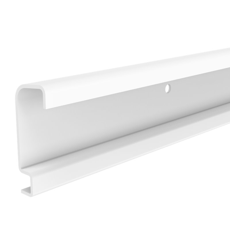 ClosetMaid ShelfTrack Hang Track Rail, White, 2" x 24" x 0.86"