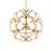 Sappho Orb 9 - Light Dimmable Lantern Globe Chandelier