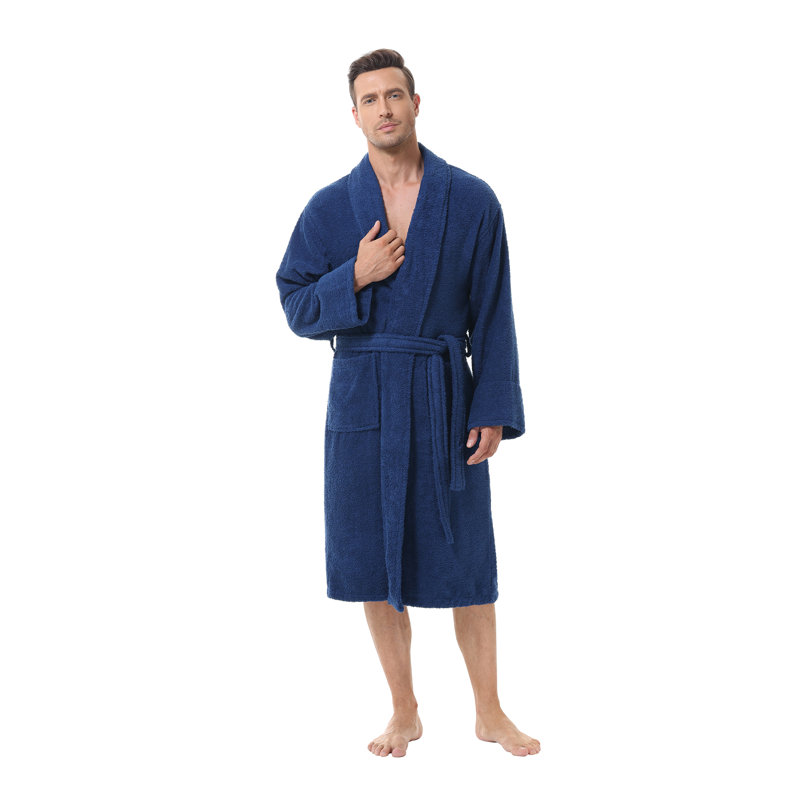 Peignoir IM222101, M / G, Bleu marine moyen
