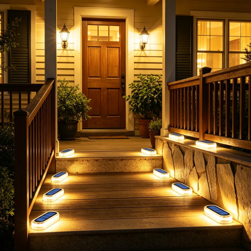 Natural Solar Powered Deck Light