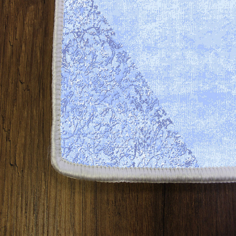High-Quality 3D Printed Area Rug (2.6 x 4. ft), 1% Polyester, .3 in Pile Height | Antibacterial, Non-Slip PVC Felt Dot Underside | Machine Washable, Elegant Design for Living Room, Bedroom & Office