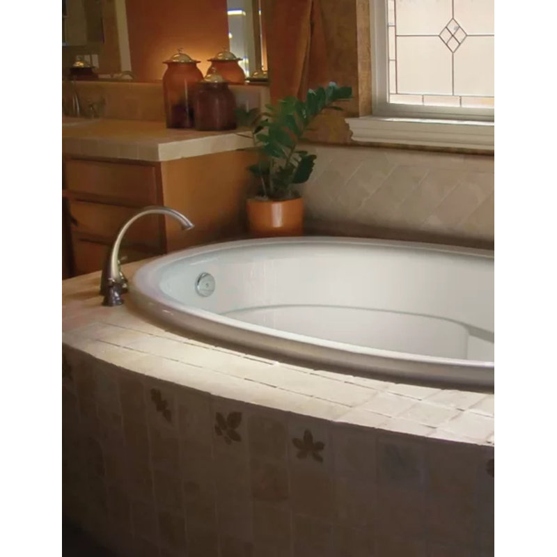 Riley 72'' L Bathtub, Bone, Polished Chrome