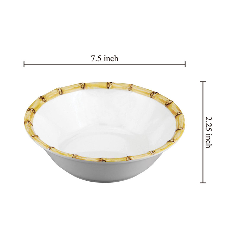 Bamboo, 7 1/2" Melamine Bowl S6