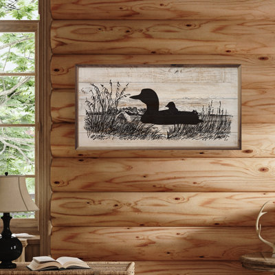 Loon And Baby Sketch