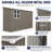 Outdoor Metal Storage Shed with Window