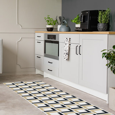 Tapis de couloir blanc