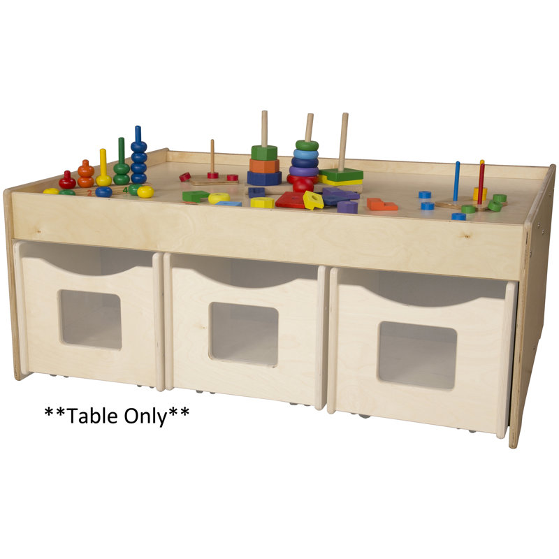 Activity Island Cubby with Table Only
