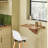 Winding 60cm Rectangular Folding Table-88802751