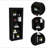 Brighton 5-Shelf Bookcase Black