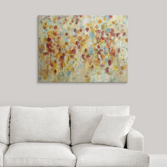 «Glensperth Tuileries» par Jill Martin, reproduction d'art, H 27 po x l 36 po x p 1,5 po, Toile