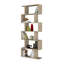 Ayofemi Solid Wood Geometric Bookcase-1822139960