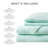 4 PCS Sheet Set Aqua-124094792