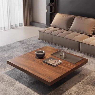Modern minimalist square coffee table