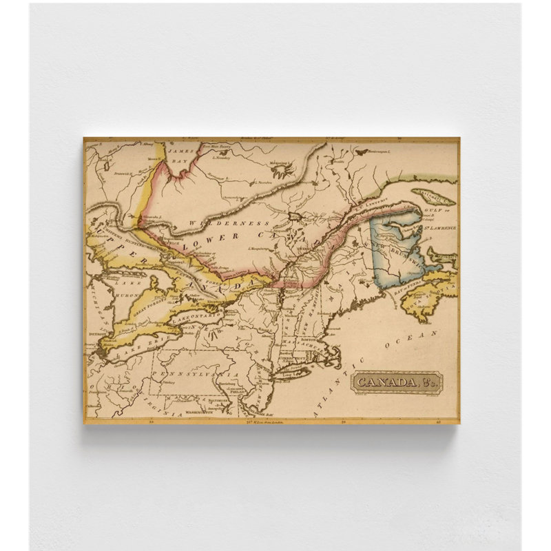 Connecticut 1817, carte de l'État du Ct, ancienne carte du Connecticut, école secondaire du Connecticut, impression de carte de couloir, bibliothèque scolaire, art mural