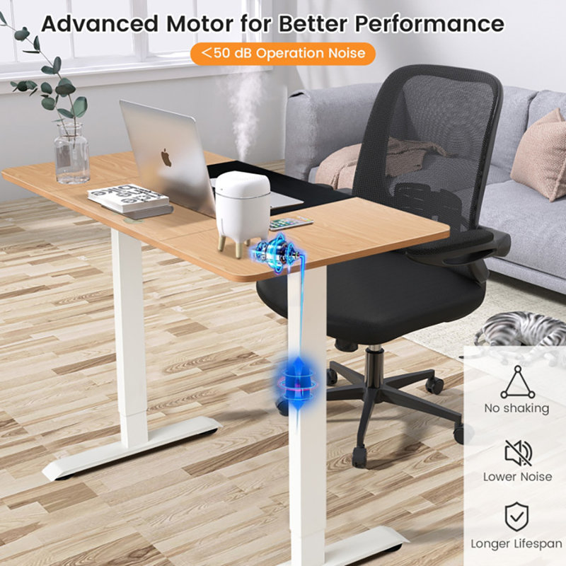 Kingsten Adjustable Metal Base Standing Desk