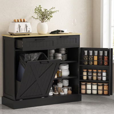 Poubelle de cuisine autoportante Tilt Out